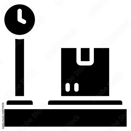 Parcel Weighing Machine Icon