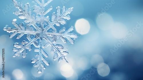  a close up of a snowflaker on a white background with snowflakes and snow flakes. photo