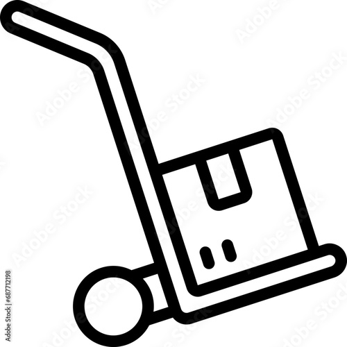 Delivery Hand Dolly Icon