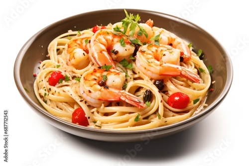 Shrimp Scampi icon on white background