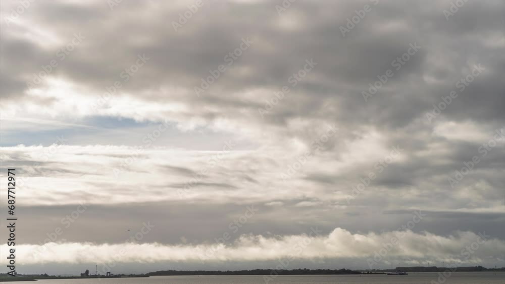 Autumn scenery at river Elbe near Hamburg, Germany Autumn scenery at river Elbe near Hamburg, Germany