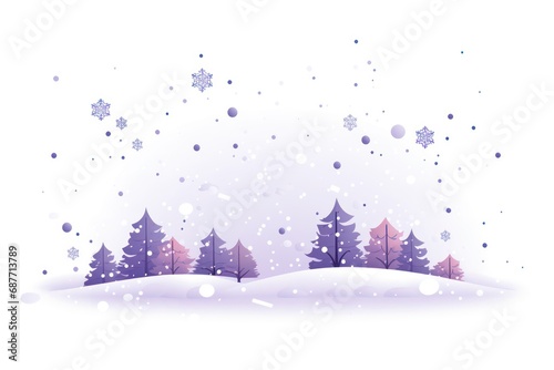 Snowfall icon on white background 
