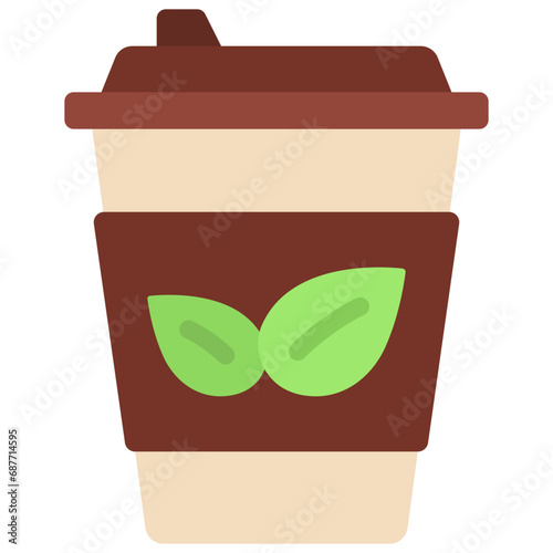 Vegetarian Hot Drink Icon