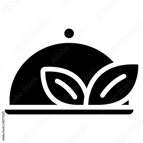 Vegetarian Room Service Icon
