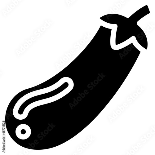Aubergine Fruit Icon