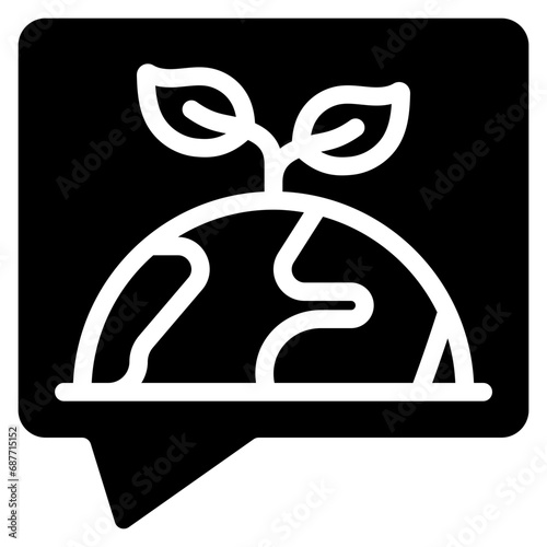 Vegetarian Day Message Icon