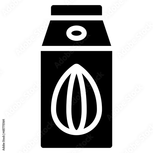 Almond Milk Icon