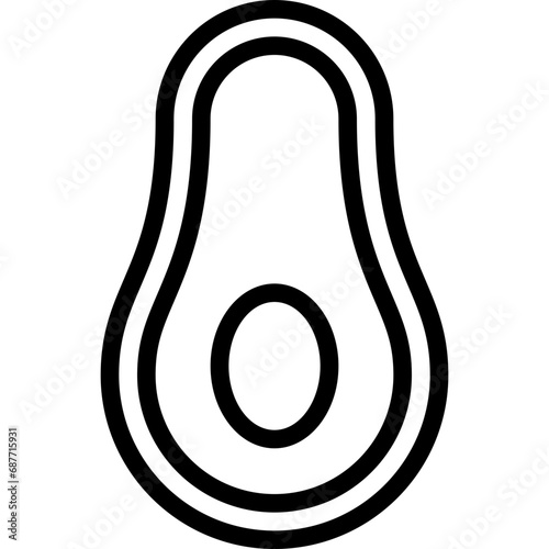 Avocado Fruit Icon