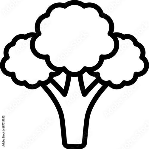 Broccoli Vegetable Icon