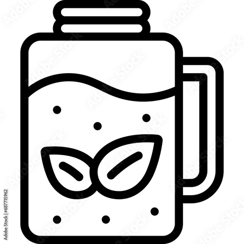 Vege Juice Drink Icon