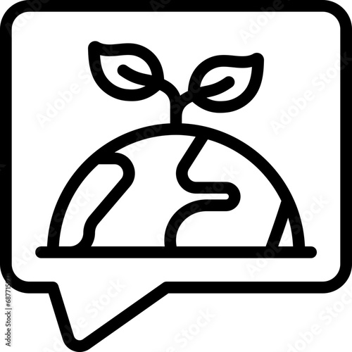 Vegetarian Day Message Icon