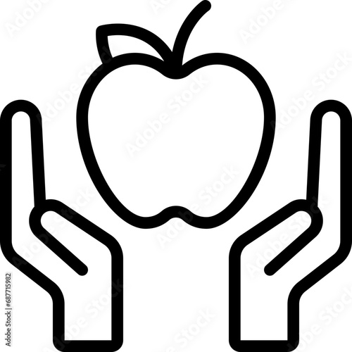 Give Apple Fruit Icon