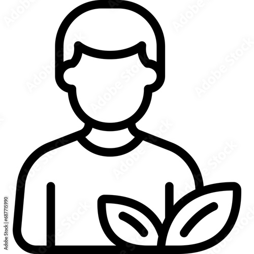 Male Vegetarian Avatar Icon