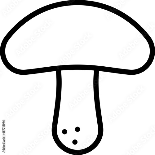 Mushroom Vegetable Icon