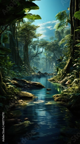 Amazon forest UHD wallpaper