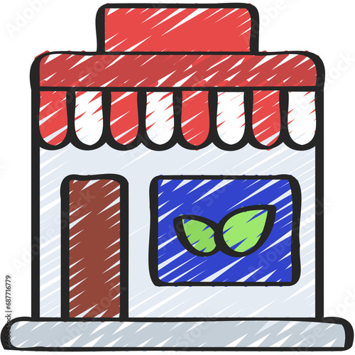 Organic Shop Icon