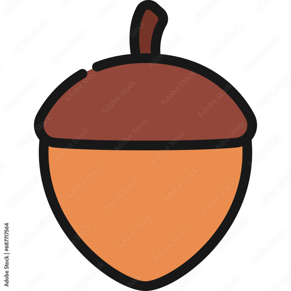 Fototapeta premium Acorn Nut Icon