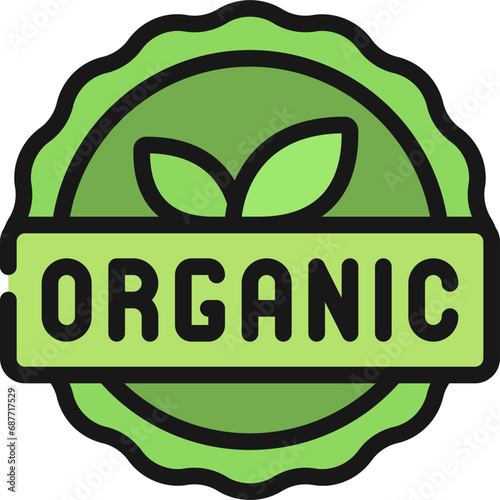 Organic Label Icon