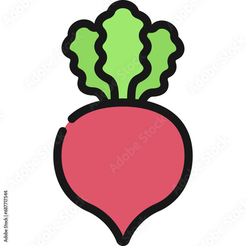 Beet Vegetable Icon