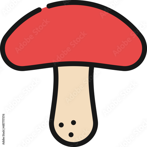 Mushroom Vegetable Icon