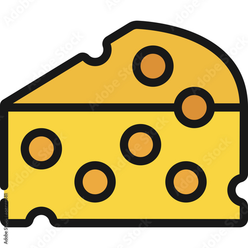 Cheese Wedge Icon