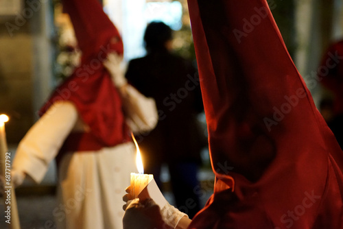 A Holy Week procession on a special night photo