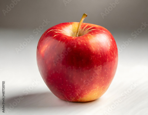 Red apple studio shot