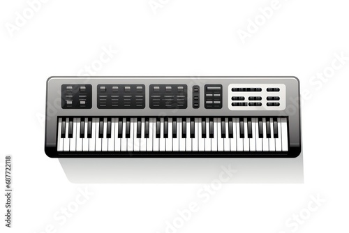 Synthesizer icon on white background