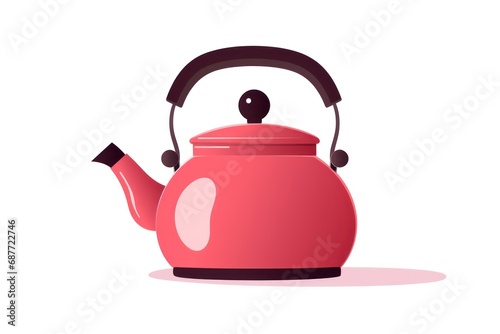 Tea Kettle icon on white background