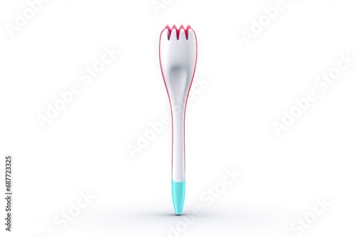 Toothbrush icon on white background 