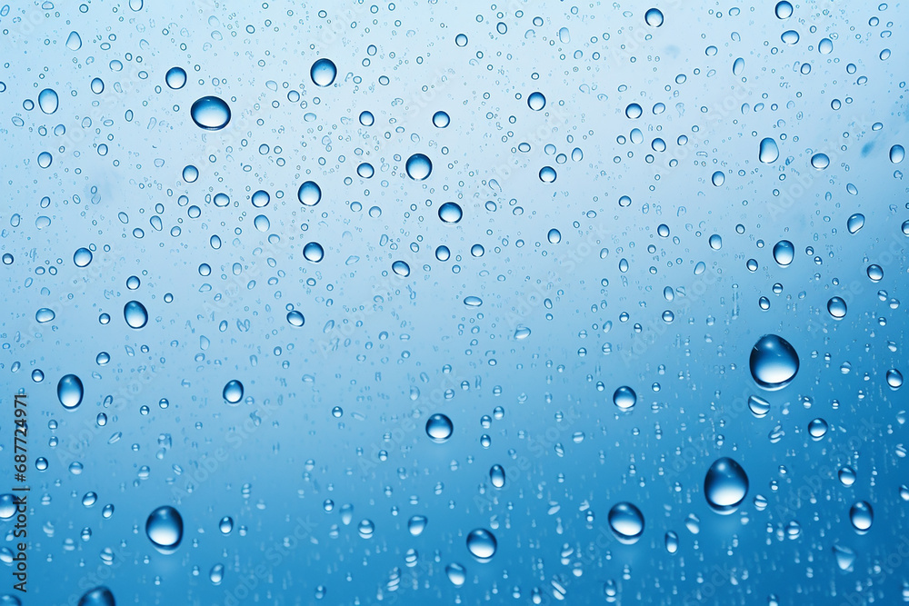 Captivating Water Drops Background Created with Generative AI Tools