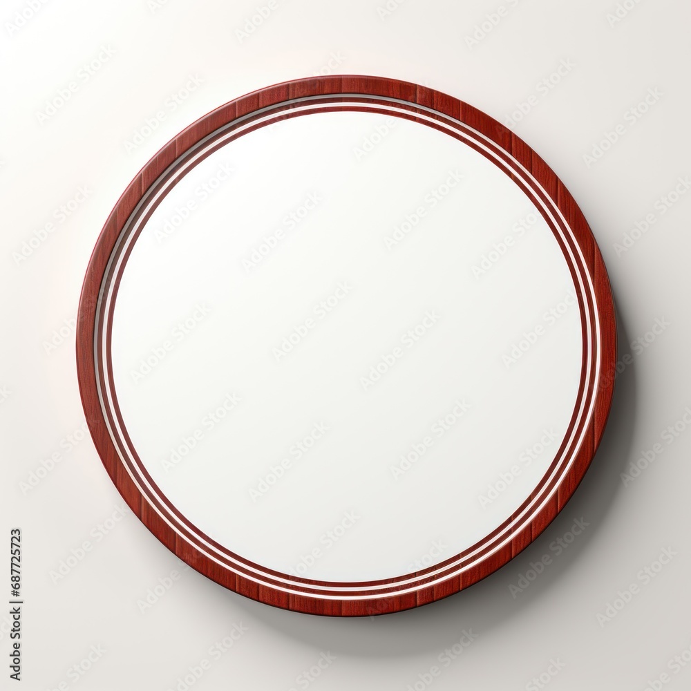 A light red empty round paper UHD wallpaper A light red empty round paper UHD wallpaper