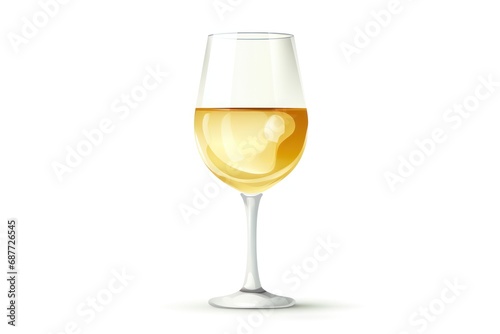 White Wine icon on white background 