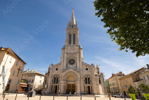 Foto Gap Cathedral Roman Catholic church located in town of Gap, Hautes-Alpes, France