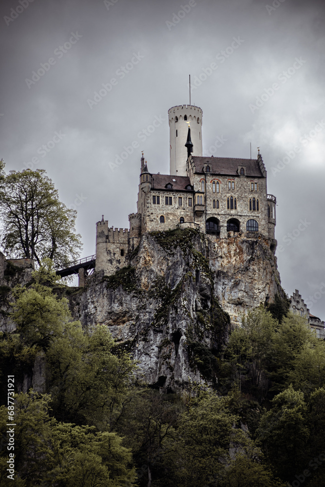 Lichtenstein Castle in Baden-Wurttemberg, Germany