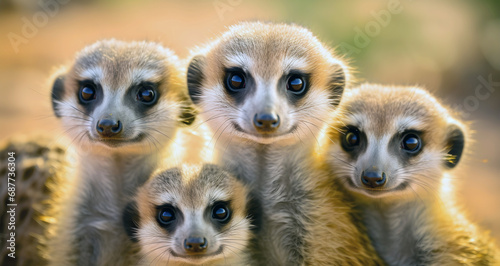 meerkats on the lookout, ai generated. © RZ