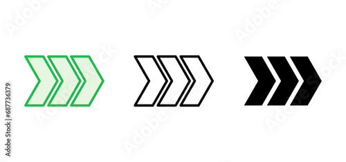 Arrow icon set. Arrow symbol. Arrow sign for your web design.