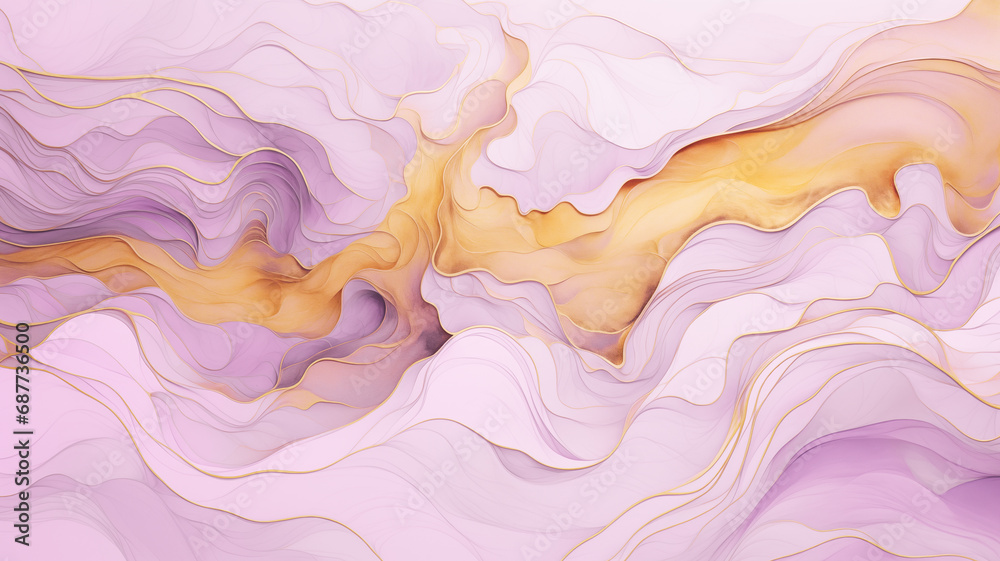 Obraz premium Gold, white, pink texture of sand stone. Luxury golden background of abstract marble slab. Artistic graphic resource backdrop by Vita
