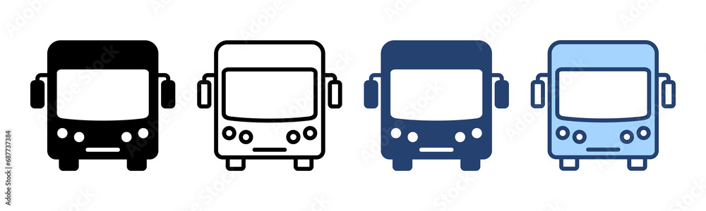 Bus icon vector. bus sign and symbol Bus icon vector. bus sign and symbol