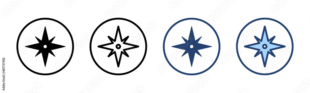 Compass icon vector. arrow compass icon sign and symbol Compass icon vector. arrow compass icon sign and symbol