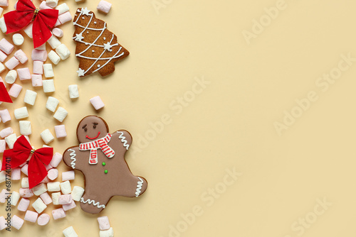Gingerbread man and christm...