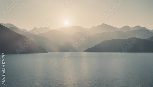 Sunset over Lake Wakatipu, Queenstown, New Zealand
