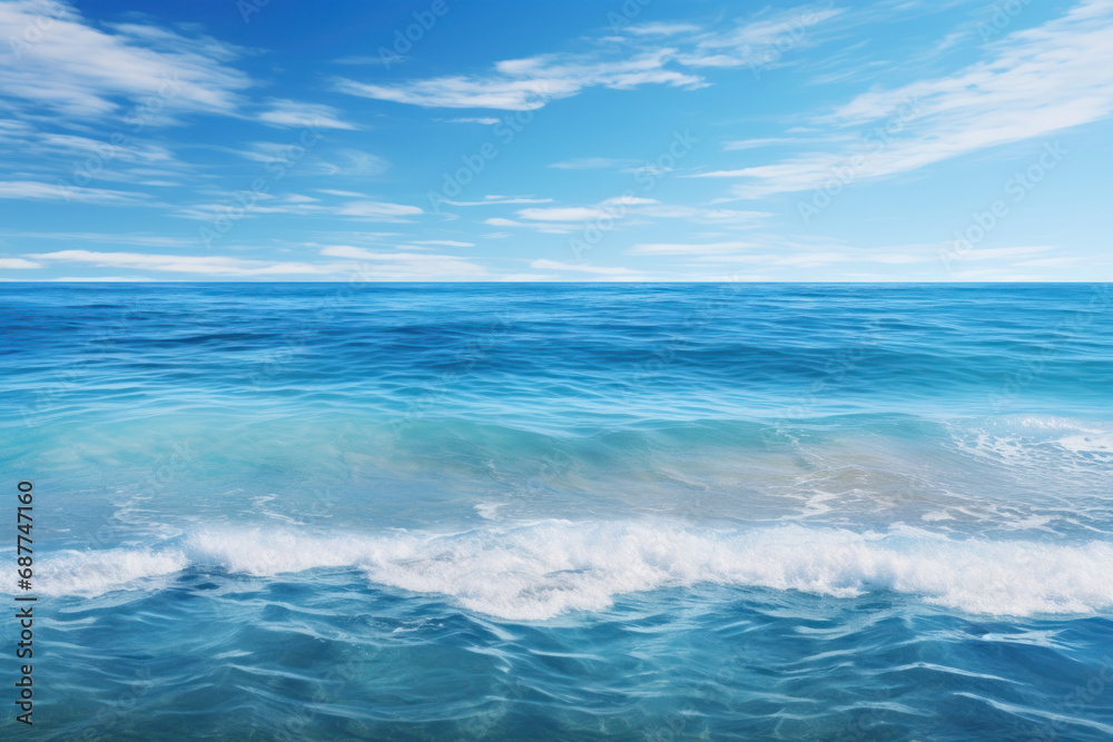 Waves of serenity, a tranquil panorama of gentle undulations that invite introspection and contemplation, fostering a sense of peace and calm. Generative Ai. Waves of serenity, a tranquil panorama of gentle undulations that invite introspection and contemplation, fostering a sense of peace and calm. Generative Ai.