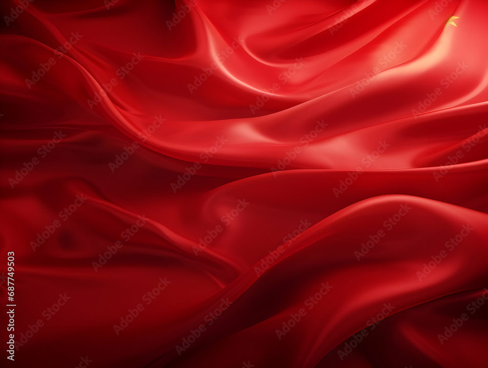 China national flag background, China flag weaving made by silk cloth fabric, China background, ai generated image China national flag background, China flag weaving made by silk cloth fabric, China background, ai generated image