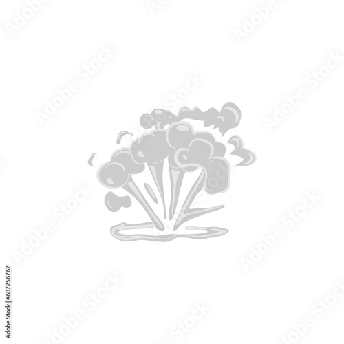explosion cartoon simple bomb burst