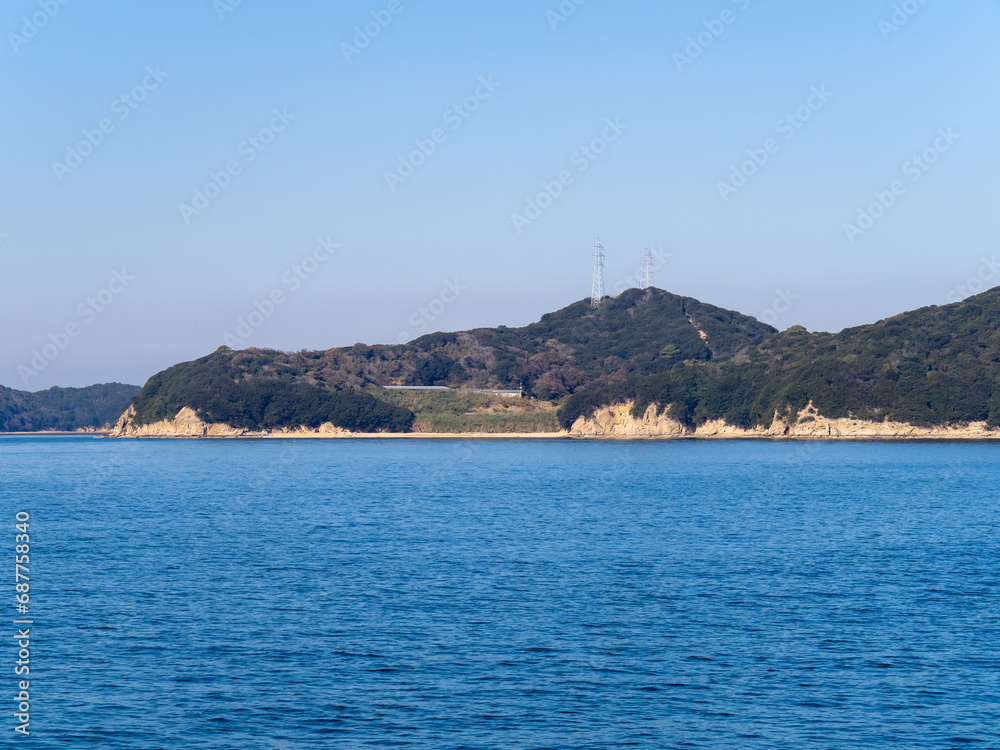 Fototapeta premium 小豊島(おでしま)。香川県小豆郡土庄町。 