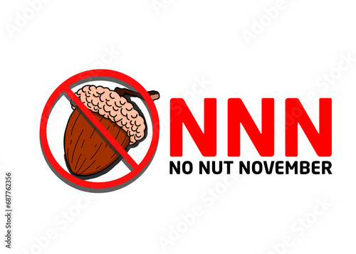 NNN - No Nut November Chalenge Design photo