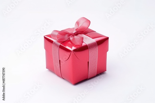 Valentine's Day Pink Gift Box using generative AI