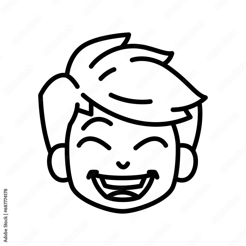 Boy Showing Face Expression Emotions Avatars 8 Boy Showing Face Expression Emotions Avatars 8