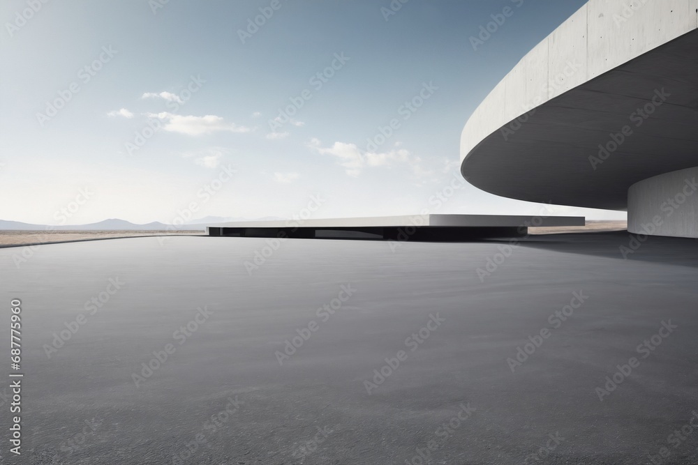 Futuristic minimalist architecture Futuristic minimalist architecture
